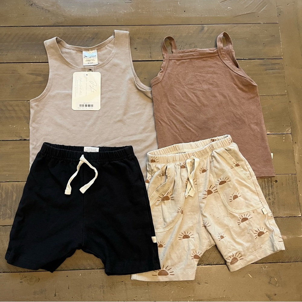 18-24M Jax & Lennon 4pc neutral summer lot